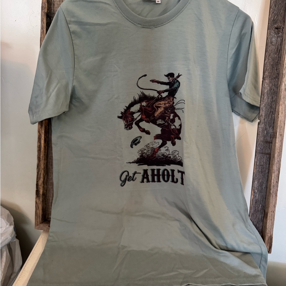 Graphic T-Shirt in Sage Green